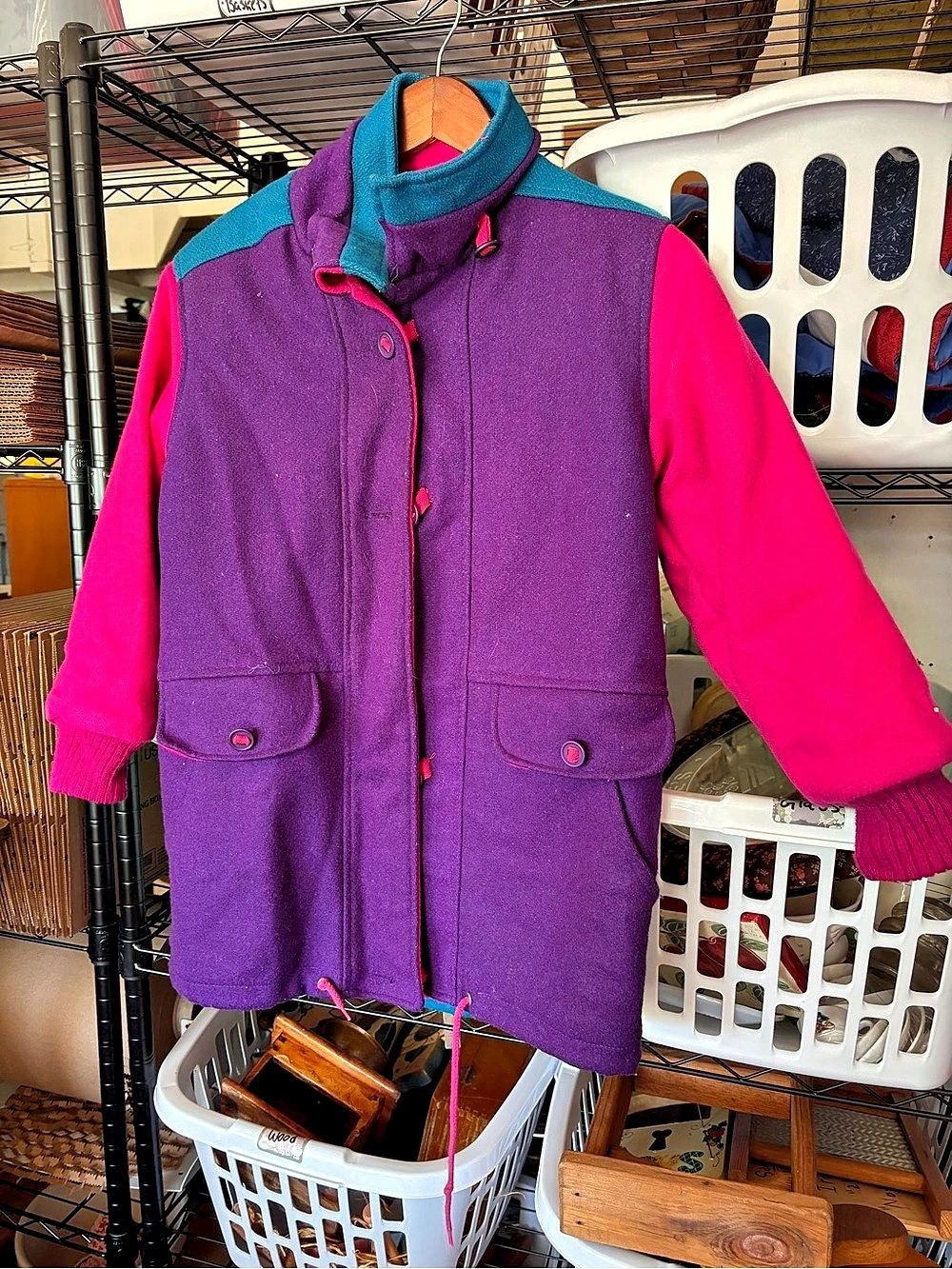 Taylor & Rothschild Color Block Wool Jacket Size Medium